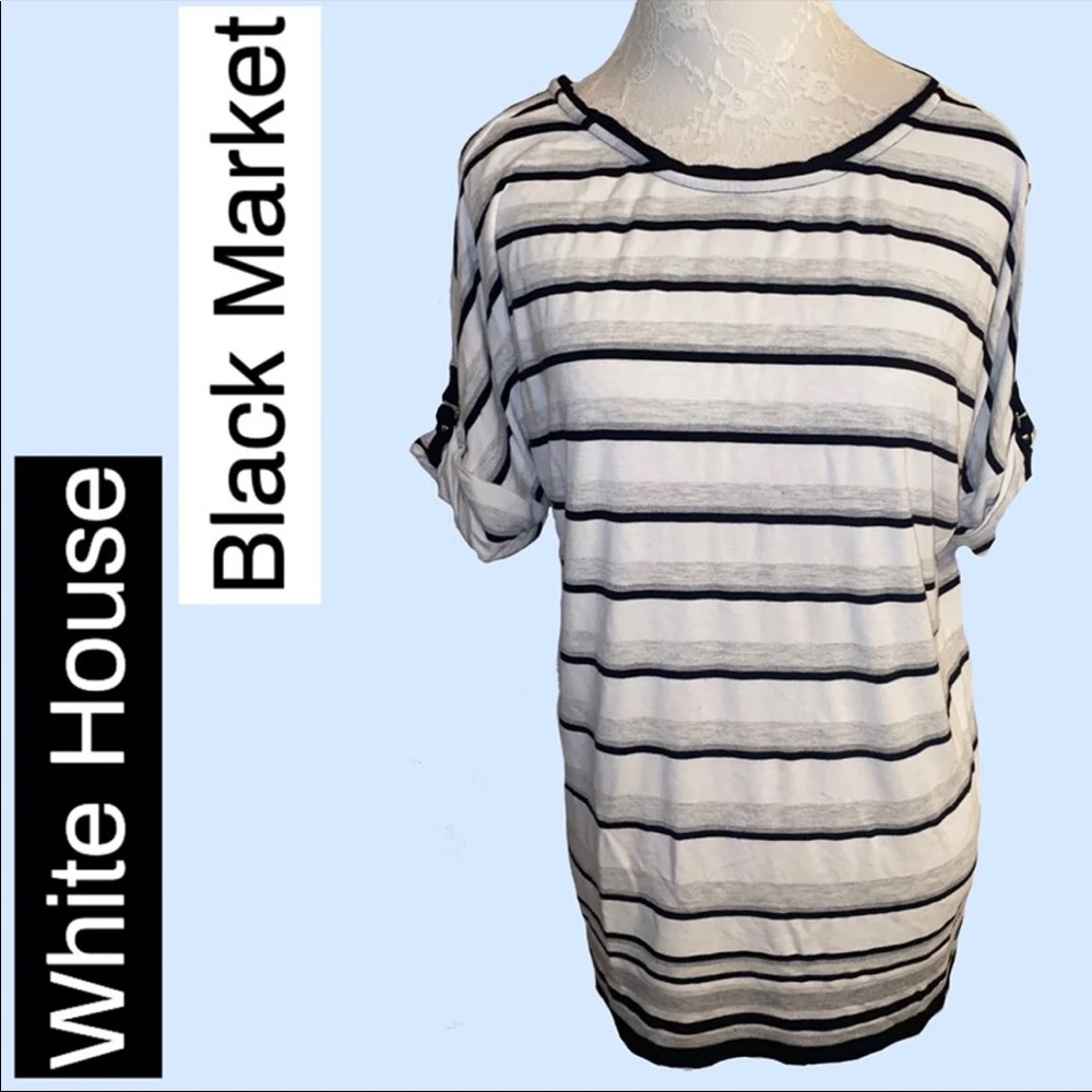 White House Black Market Stripped Tee S